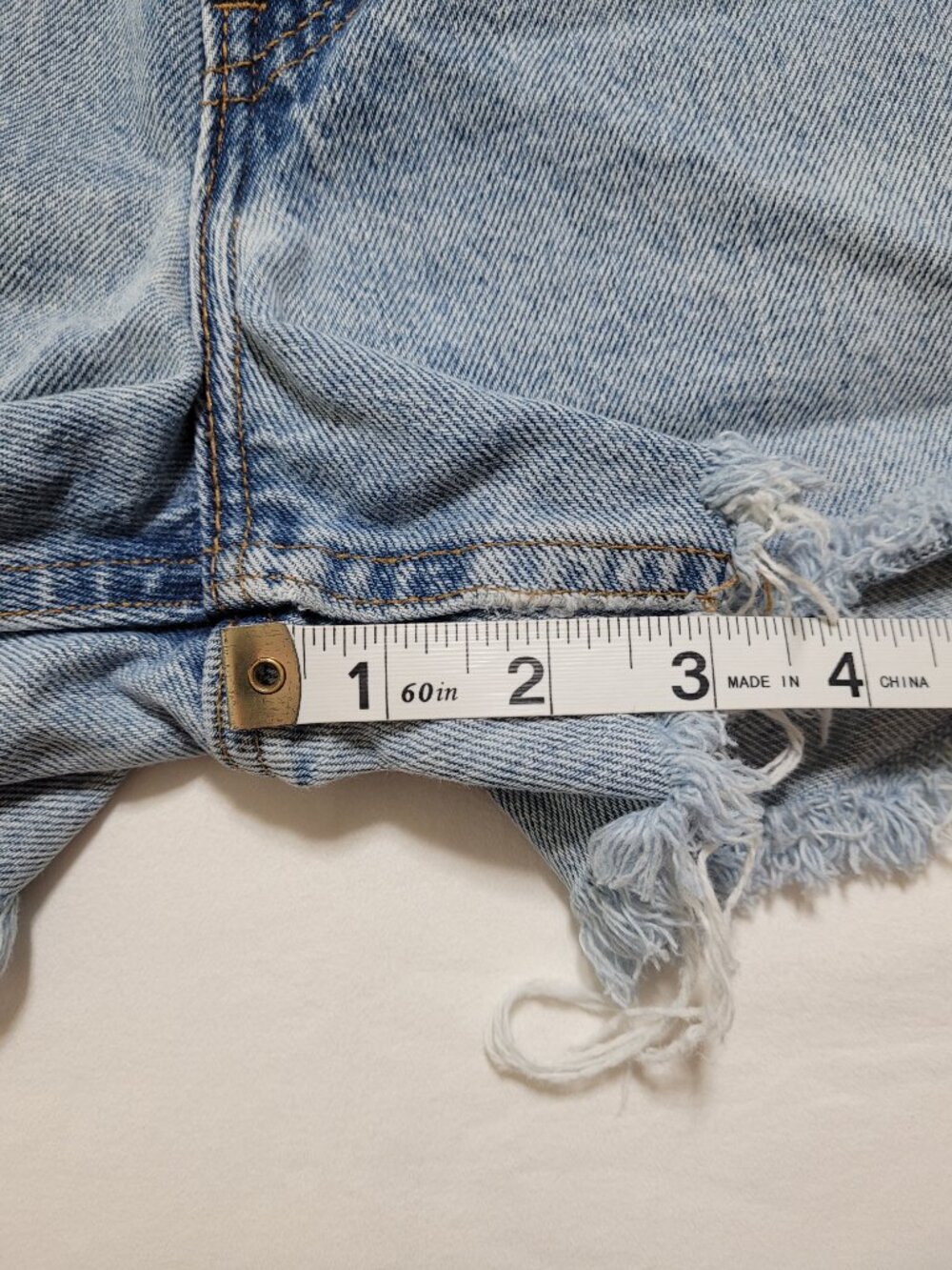 Vintage Levi's 550 Shorts 90s High Waisted Relaxed Fit Denim Sz 8 Indie Sleaze - Picture 6 of 9